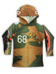 FLYING TIGER Hoodie Sport Shirt by MOUTHMAN®