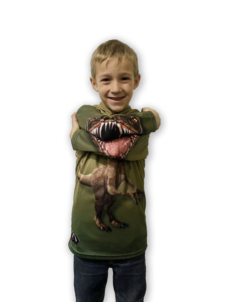 RAPTOR Dino 3D Hoodie Sport Shirt by MOUTHMAN®