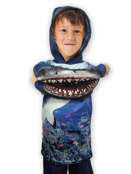 SHARK TANK 3D Hoodie Chomp Shirt by MOUTHMAN®