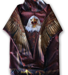 BALD EAGLE Hoodie Sport Shirt by MOUTHMAN®