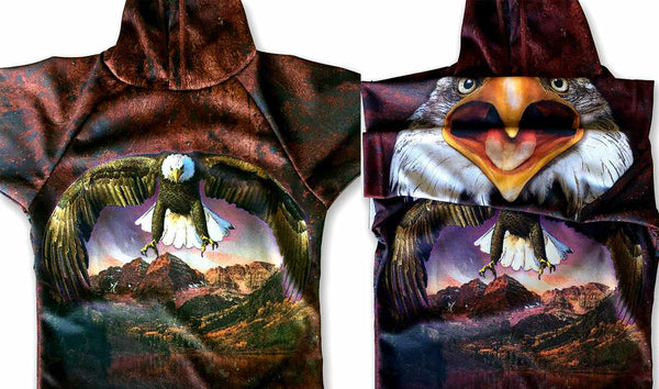 BALD EAGLE SPIRIT Hoodie Sport Shirt by MOUTHMAN®