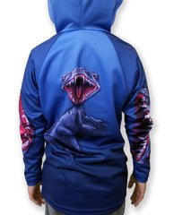 RAPTOR DINO Hoodie Sport Shirt by MOUTHMAN®