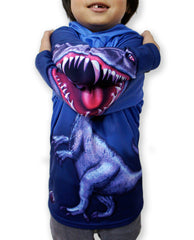 RAPTOR-IN-BLUE Hoodie Sport Shirt by MOUTHMAN®