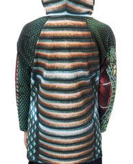 Cobra snake back view of shirt