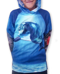 DOLPHIN Hoodie Chomp Shirt by MOUTHMAN®