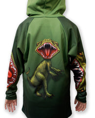 RAPTOR-IN-BLUE Hoodie Sport Shirt by MOUTHMAN®