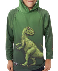 RAPTOR-IN-BLUE Hoodie Sport Shirt by MOUTHMAN®