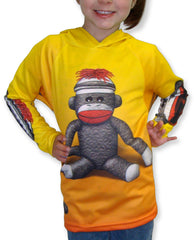 SOCK MONKEY Hoodie Chomp Shirt by MOUTHMAN®