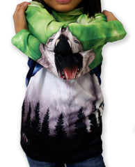 HOWLING WOLF Hoodie Chomp Shirt by MOUTHMAN®