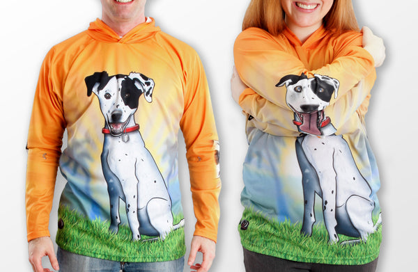 HOUND DOG Hoodie Sport Shirt by MOUTHMAN®