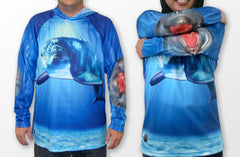 DOLPHIN Hoodie Chomp Shirt by MOUTHMAN®