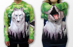 HOWLING WOLF Hoodie Chomp Shirt by MOUTHMAN®