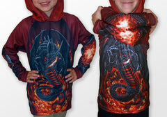 ROARING DRAGON Hoodie Sport Shirt by MOUTHMAN®