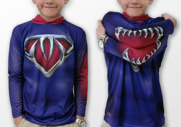 SUPERHERO Hoodie Sport Shirt by MOUTHMAN®