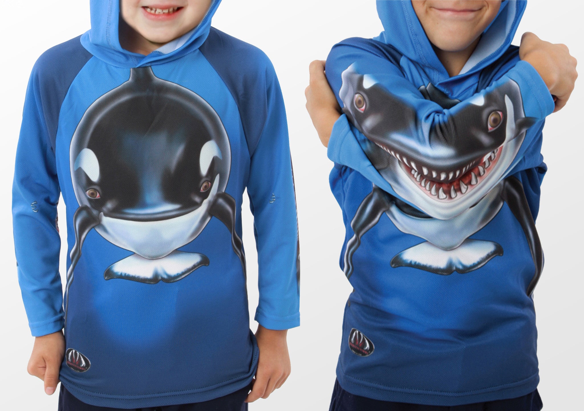 ORCA WHALE Hoodie Sport Shirt by MOUTHMAN®