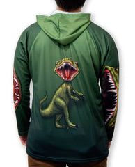 RAPTOR-IN-BLUE Hoodie Sport Shirt by MOUTHMAN®