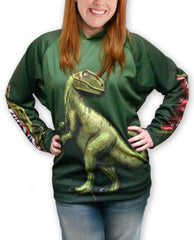 RAPTOR DINO Hoodie Sport Shirt by MOUTHMAN®