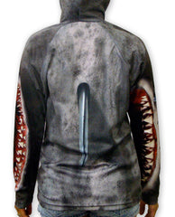  Mouthman hoodie shirt with fin.