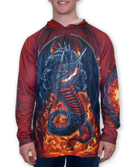 ROARING DRAGON Hoodie Sport Shirt by MOUTHMAN®