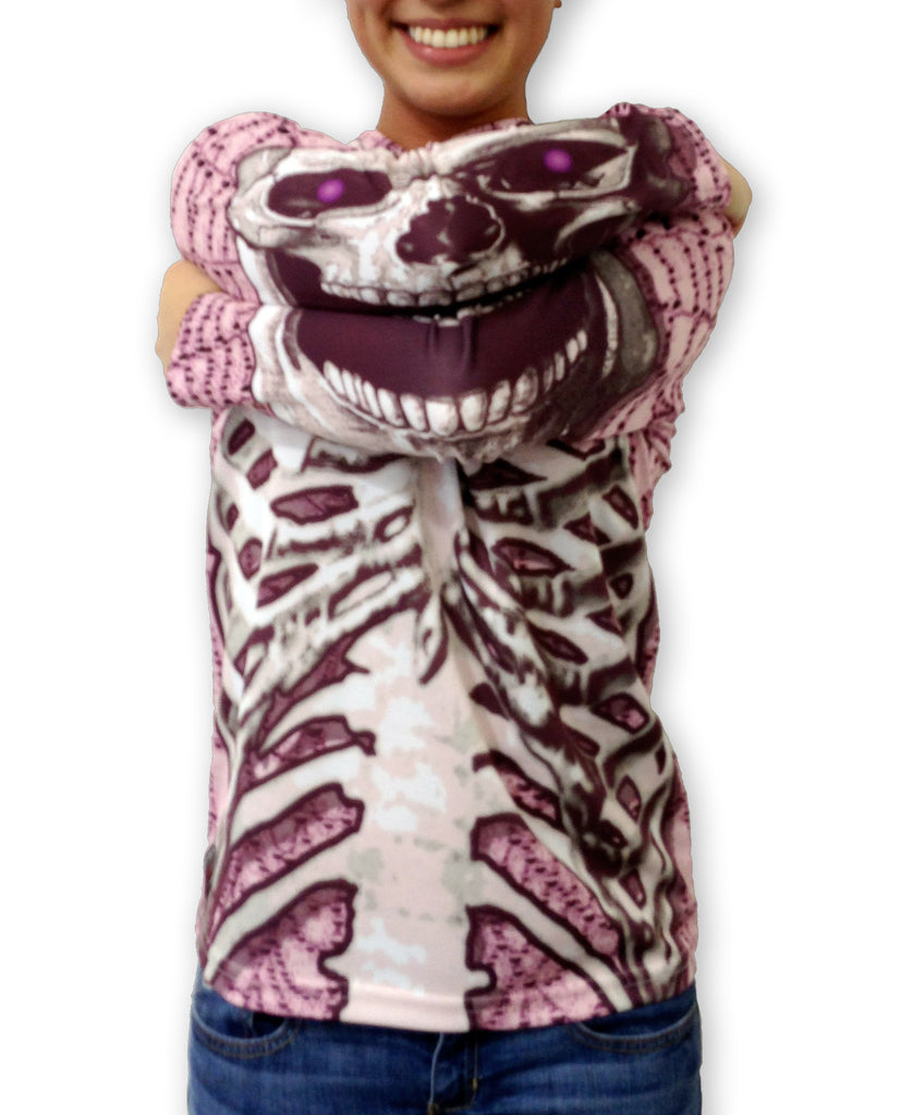 Roblox pink skeleton hoodie tshirt em 2023