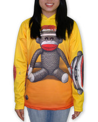 SOCK MONKEY Hoodie Chomp Shirt by MOUTHMAN®