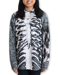 SKELETON in PINK Hoodie Chomp Shirt by MOUTHMAN®