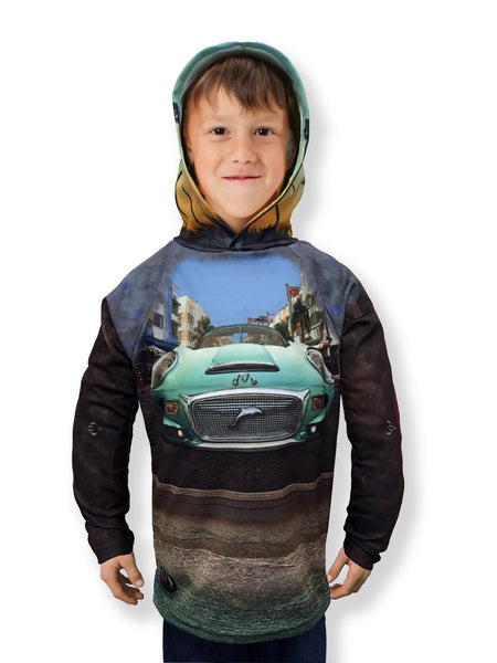 Mouthman® MotorMouths™ Miami Car Hoodie - Front