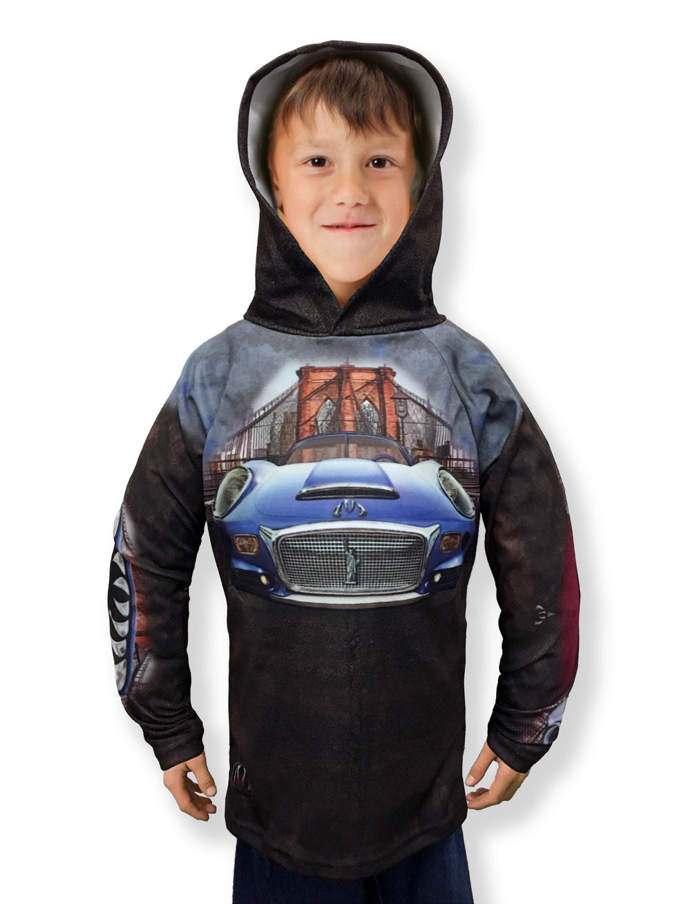 Mouthman® MotorMouths™ NEW YORK Car Hoodie - Front