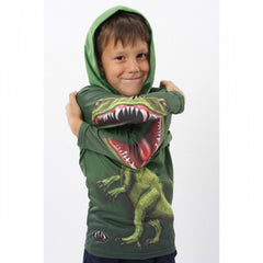 RAPTOR DINO Hoodie Sport Shirt by MOUTHMAN®