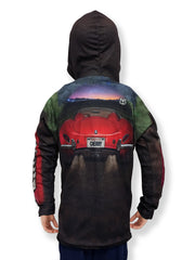 Mouthman® MotorMouths™ ROUTE 66 Car Hoodie - Back