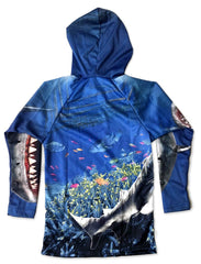 SHARK TANK 3D Hoodie Chomp Shirt by MOUTHMAN®