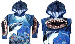 SHARK TANK 3D Hoodie Chomp Shirt by MOUTHMAN®