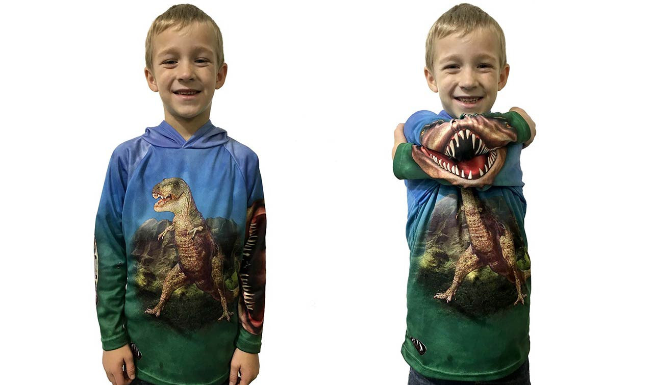 T-REX DINO-MITE Sport Shirt by MOUTHMAN®