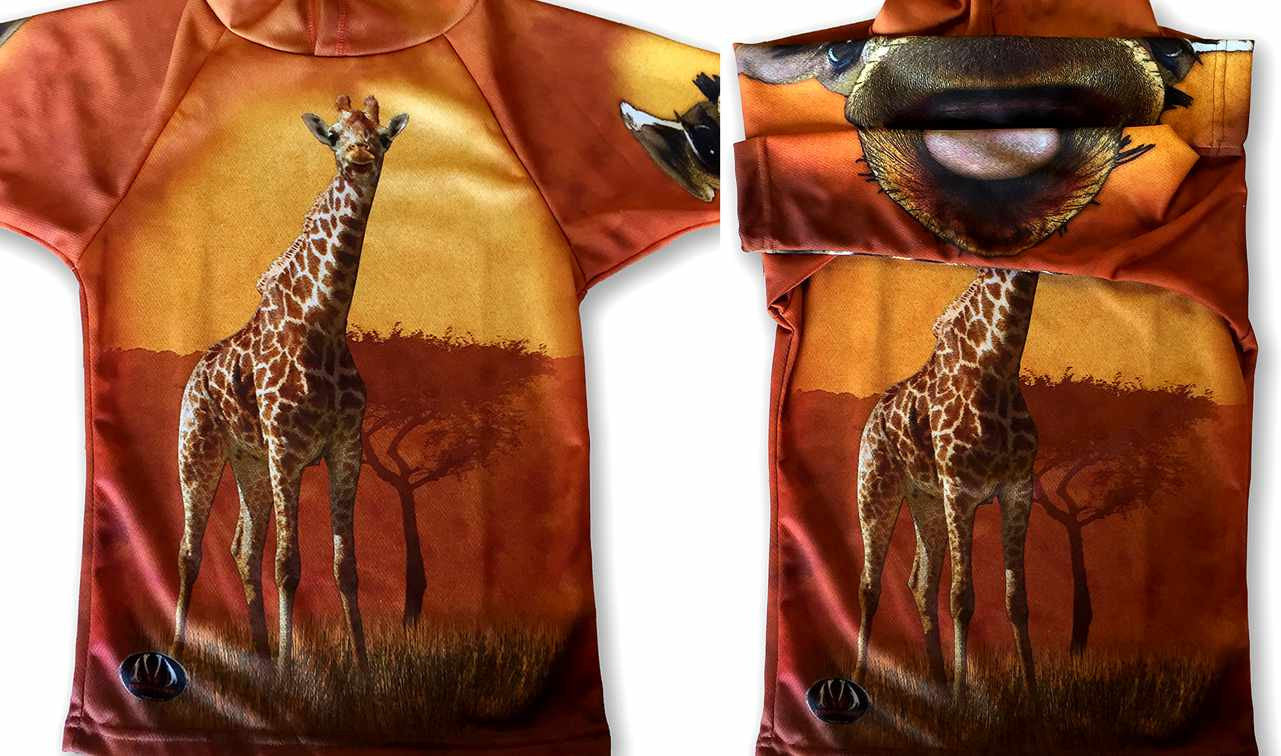 GIRAFFE Hoodie Sport Shirt by MOUTHMAN®